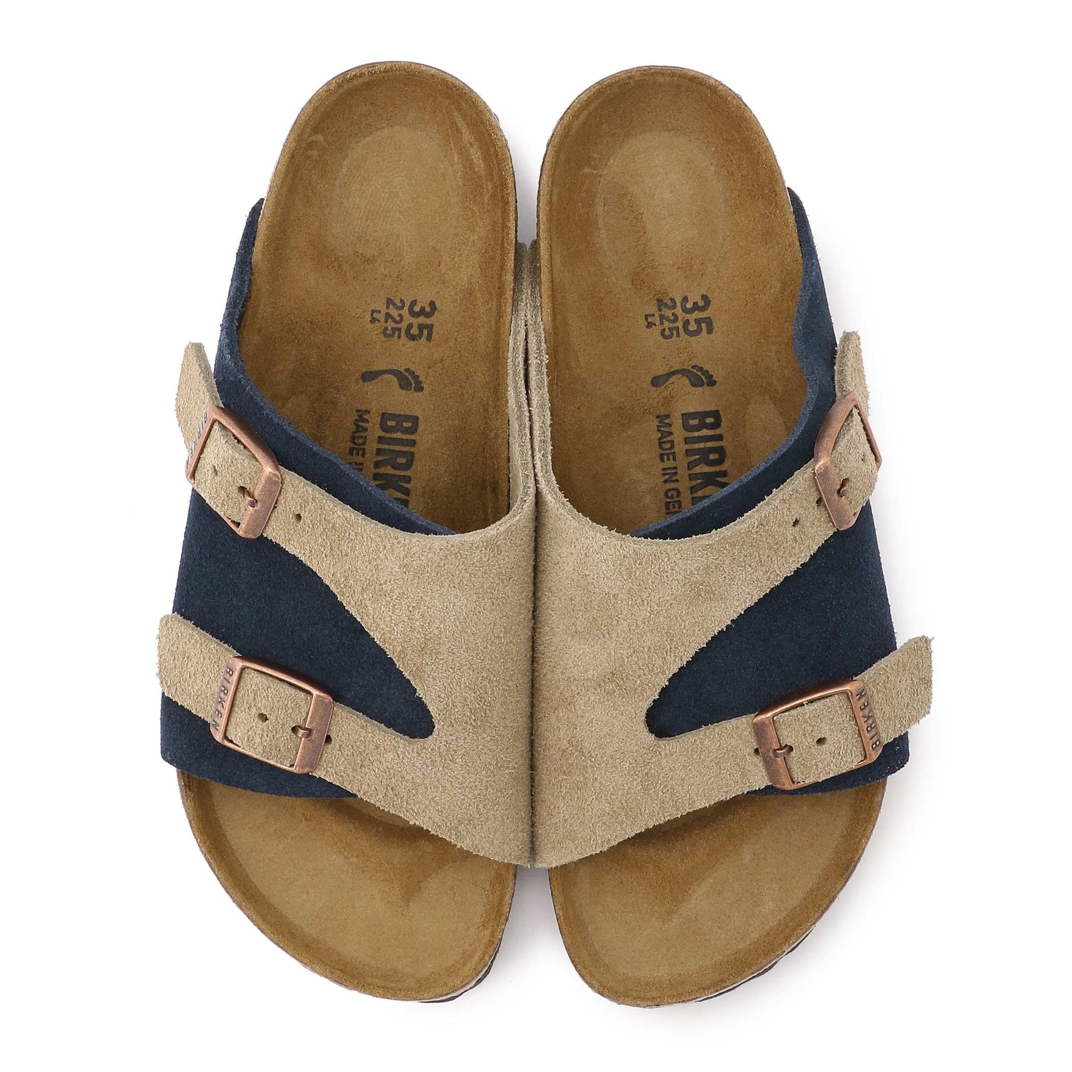 BIRKENSTOCK チューリッヒ/トープ ネイビー スエードレザー | ショップ ...